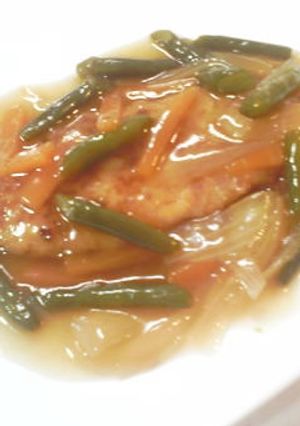 お野菜タップリ♡白身魚フライのあんかけ♡-レシピのメイン写真