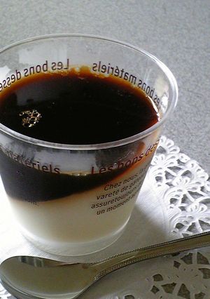 ｺｰﾋｰ＆ﾐﾙｸのぷるりんゼリー♪-レシピのメイン写真