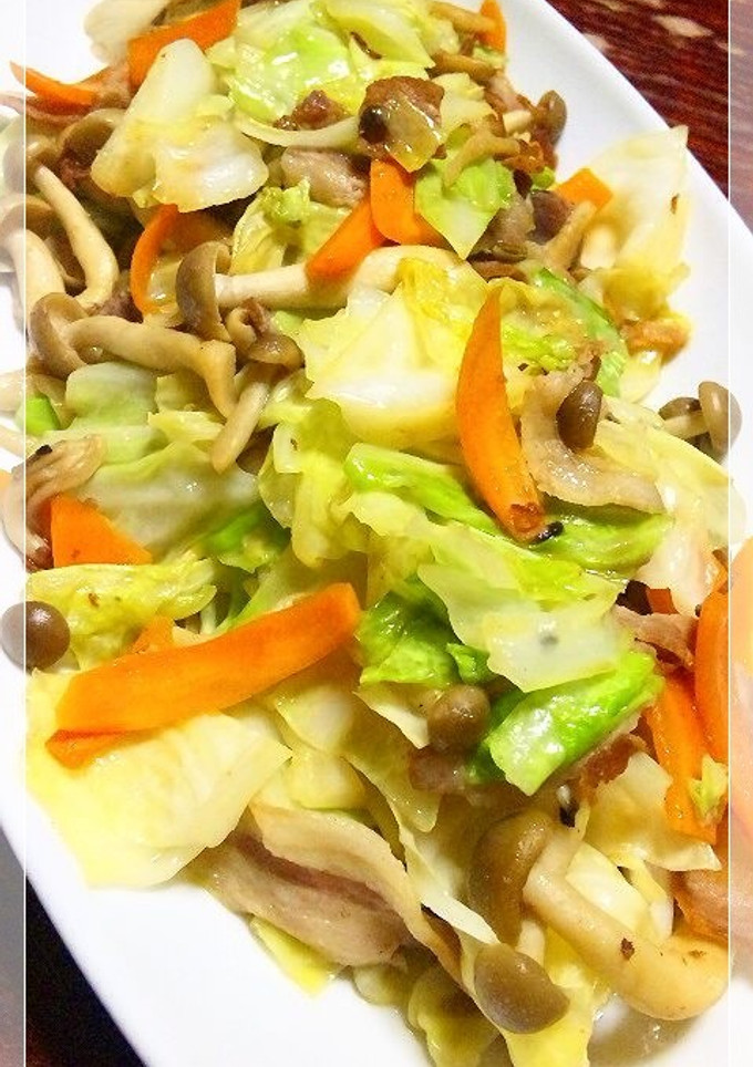 野菜と豚こまのうま塩炒め-レシピのメイン写真