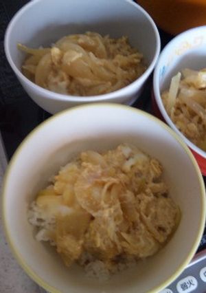 ズボラな卵丼-レシピのメイン写真