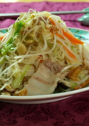 干し海老と夏野菜のビーフン-レシピのメイン写真