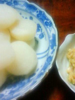 夏にも冷たいネギ味噌大根♪-レシピのメイン写真