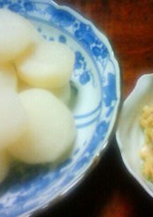 夏にも冷たいネギ味噌大根♪-レシピのメイン写真
