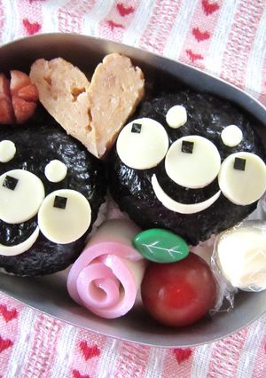キャラ弁☆白黒アンパンマン○●-レシピのメイン写真