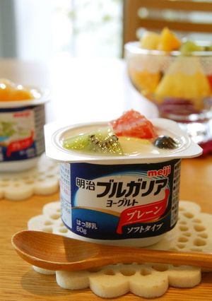 フルーツ杏仁ヨーグルト-レシピのメイン写真