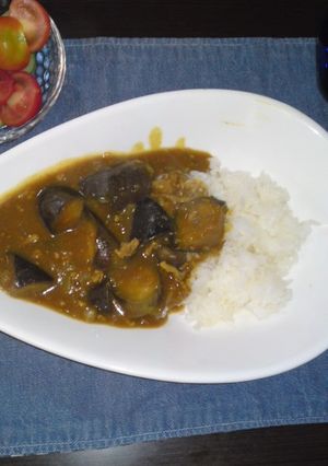 ナスと挽き肉のカレー-レシピのメイン写真