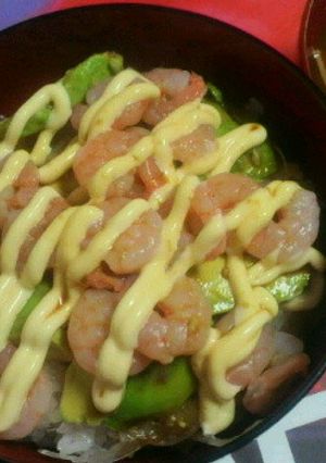 えびアボカ丼-レシピのメイン写真