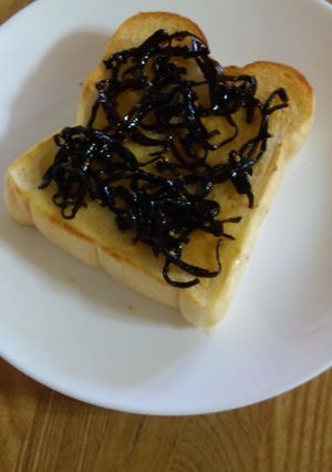 すぐできる！昆布トースト-レシピのメイン写真