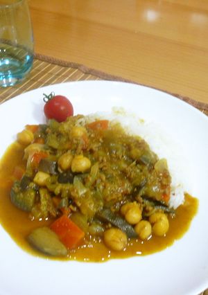 夏に！さらりっ☆と茄子＆挽肉カレー-レシピのメイン写真