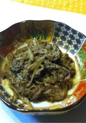 牛肉・新生姜・ごぼうのやわらか煮物-レシピのメイン写真