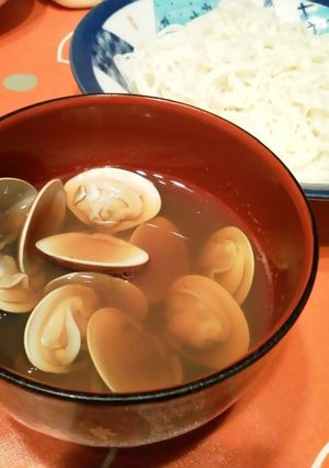 冷たい麺類に☆はまぐりめんつゆ-レシピのメイン写真