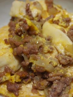豆腐と挽肉のたまごとじ-レシピのメイン写真