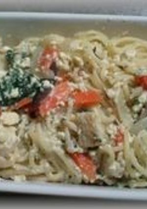 豆腐を使ったカルボナーラ風パスタ-レシピのメイン写真