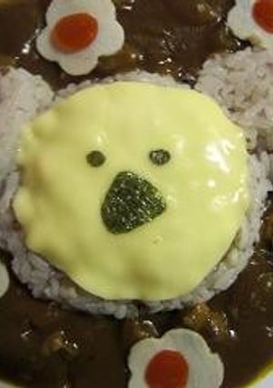 コアラ風☆初めてのデコカレー-レシピのメイン写真