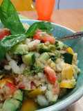 レンズ豆の野菜たっぷり爽やかサラダ