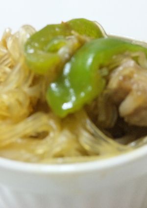 **お肉は丸めて!!豚肉チャプチェ**-レシピのメイン写真