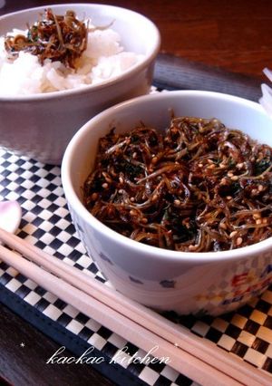 *ちりめんじゃこと大葉のつくだ煮*-レシピのメイン写真