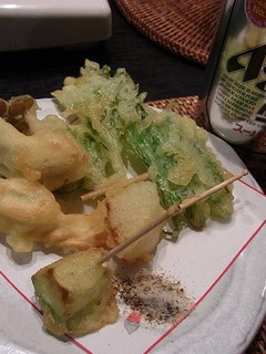 チーズとわさびのフリット♪とミニ串天♪-レシピのメイン写真