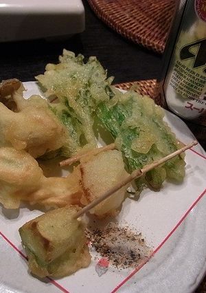 チーズとわさびのフリット♪とミニ串天♪-レシピのメイン写真