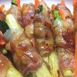 夏野菜の肉巻き