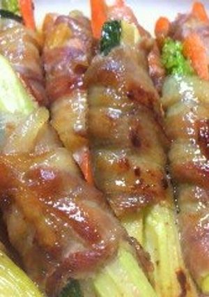 夏野菜の肉巻き-レシピのメイン写真