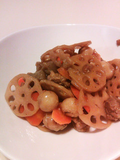 根菜と鶏の煮物-レシピのメイン写真