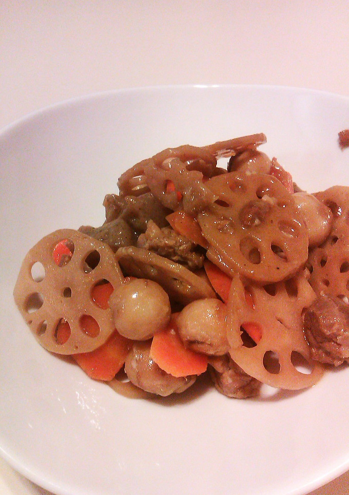 根菜と鶏の煮物-レシピのメイン写真