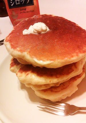 強力粉 ホットケーキ-レシピのメイン写真