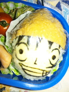 キャラ弁★ワンピースのルフィ-レシピのメイン写真