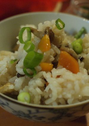 なめこの炊き込みご飯-レシピのメイン写真