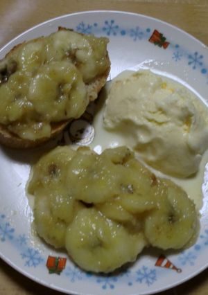 焼きバナナのアイス添え-レシピのメイン写真