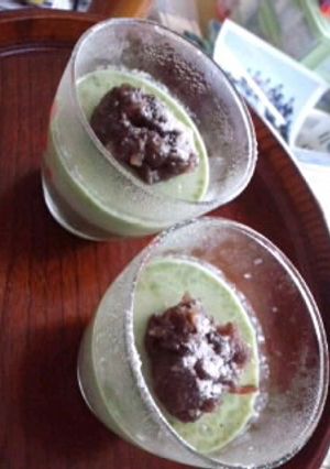 ♪あずき抹茶プリン♪-レシピのメイン写真