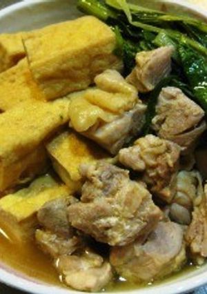 鶏もも肉と厚揚げの煮物-レシピのメイン写真