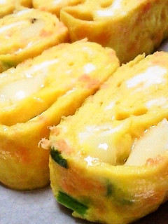 ころころチーズとろける和風な卵焼き♪-レシピのメイン写真