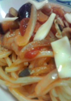｢きねうち麺生パスタ｣で夏野菜のパスタ☆-レシピのメイン写真
