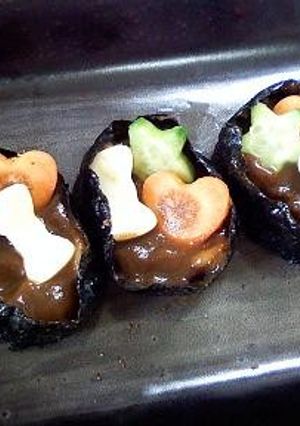 軍艦巻きデコカレー-レシピのメイン写真