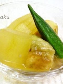 冬瓜と焼き茄子の煮浸し-レシピのメイン写真