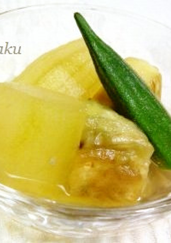 冬瓜と焼き茄子の煮浸し-レシピのメイン写真