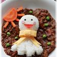 ✿てるてる坊主デコカレー✿