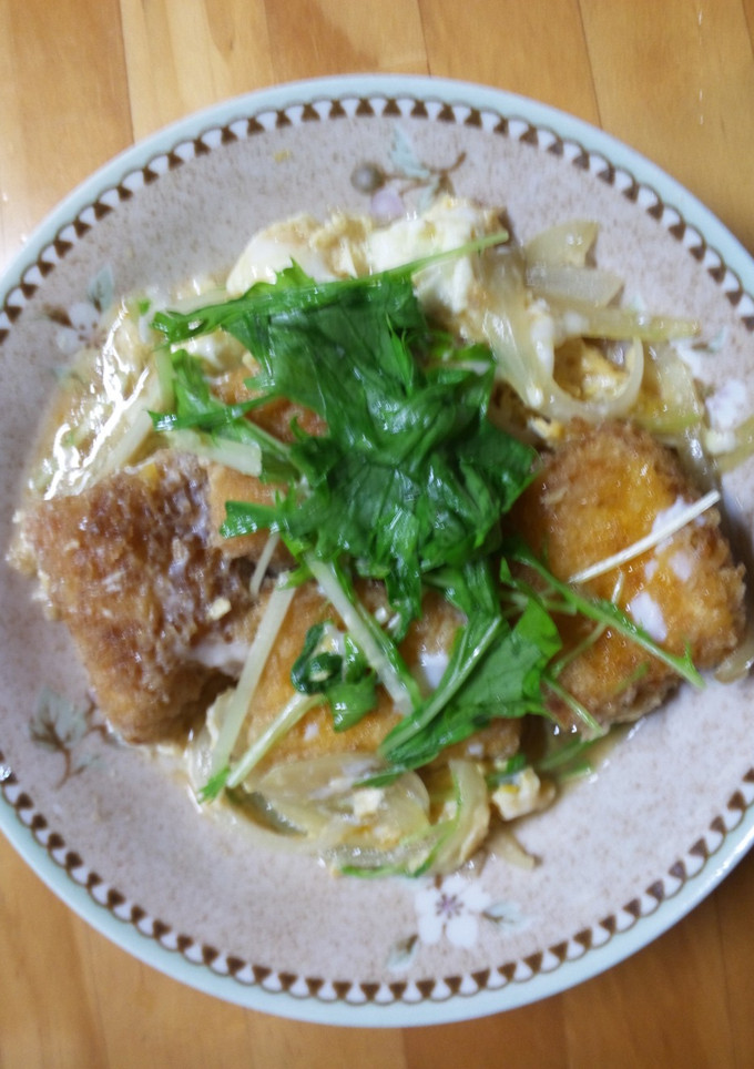 豆腐のかつとじ-レシピのメイン写真