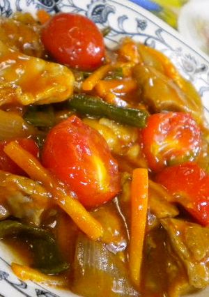 ケチャップで☆鶏肉のトマト煮込み-レシピのメイン写真