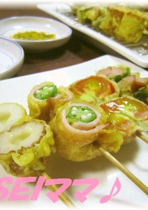 スパイシー串天❤-レシピのメイン写真