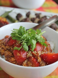 夏丼! トマラー油丼 !(^^)!-レシピのメイン写真