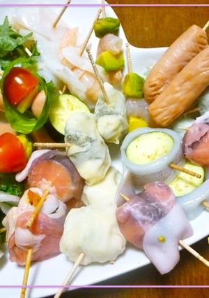 色々揚げちゃえ♪串天パーティー-レシピのメイン写真
