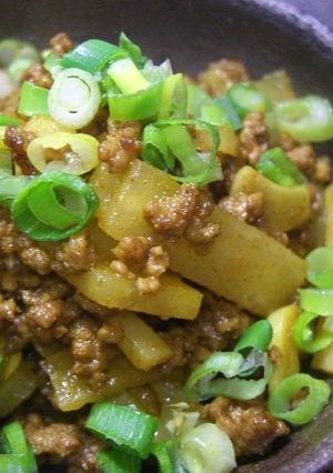 ネパール★大根と挽き肉のクミン炒め-レシピのメイン写真