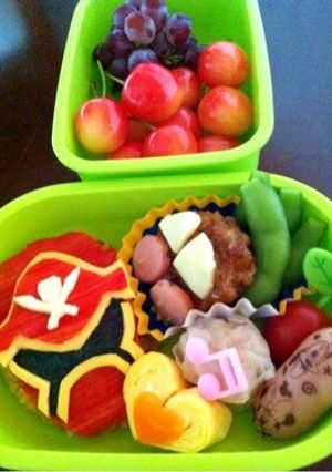 ゴーカイジャーお弁当-レシピのメイン写真