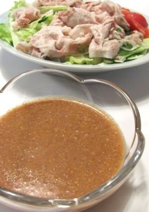 豚の冷しゃぶ♪簡単味噌ドレッシングと共に-レシピのメイン写真