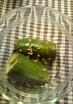 ＜覚書＞キュウリの酢漬け（中華風）-レシピのメイン写真