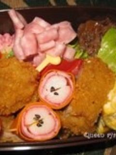 カニカマでリンゴの飾り-レシピのメイン写真