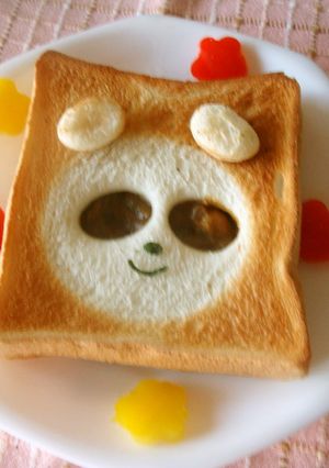 パンでもデコカレー♪カレーパンダ-レシピのメイン写真